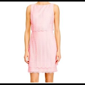 American Living Pink Scalloped Dress Size 4